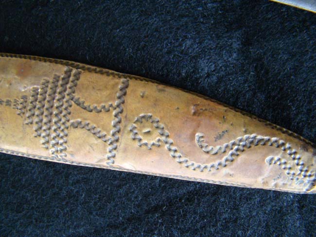 A carved bone handled knife, probably sailor-made, circa 1850 — image 4